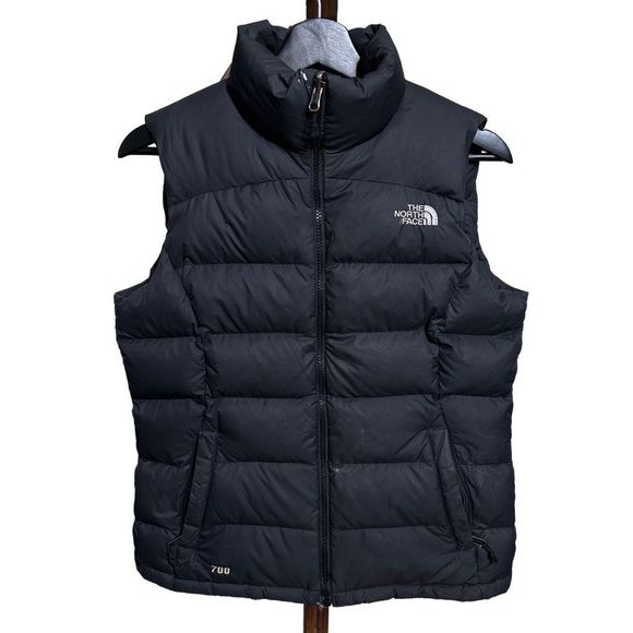 The North Face Women’s 700 Vest Dark Gray  Goose Down Women’s M - Picture 1 of 5